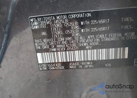 2015 Toyota Rav4 Xle z USA, uszkodzony, nr VIN JTMWFREV0FJ054371